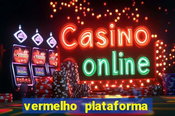 vermelho plataforma de jogos